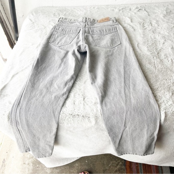 VINTAGE Brittania Grey High Waisted Straight Leg Jeans - Picture 3 of 12